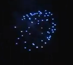 19 Shot 50mm Shell Cake Lidu Fireworks Blue Peony